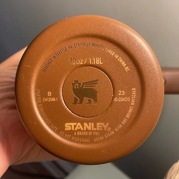 Customized Stanley Cup 40 oz with LV design/logo (brown) - Picture 3 of 3